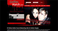 Desktop Screenshot of gothicmatch.com